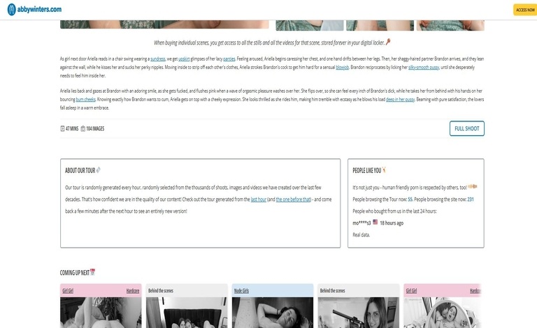 AbbyWinters.com: Honest Review of the Wholesome Amateur Porn Hub letporno