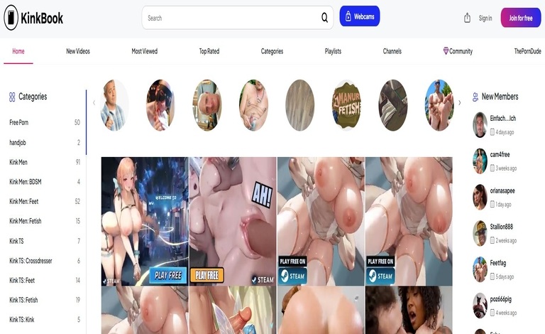 Kinkbook: The Ultimate Destination for Extreme Adult Content letporno